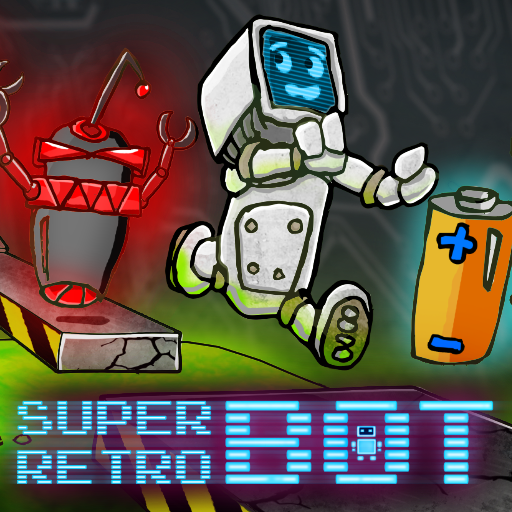 Download Super Retro Bot platform game 1.10 Apk for android