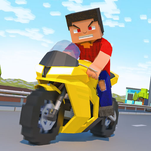 Download Blocky Bike Rider: Moto Racing 1.0 Apk for android