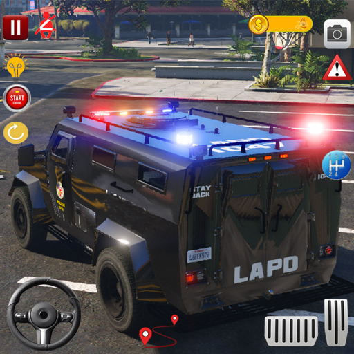 Download jeux de voiture de police 3d 1.0 Apk for android Apk