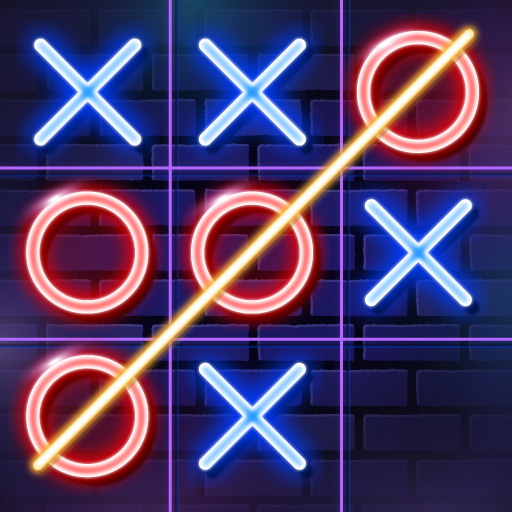 Download Tic Tac Toe Glow: 2 Player XO 1.0.48 Apk for android