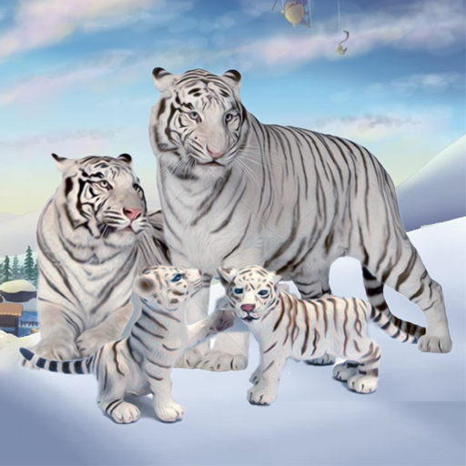 Wild White Tiger Family Sim 1.2