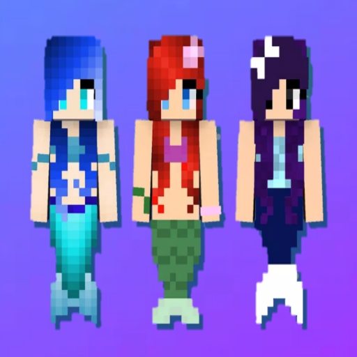 Download Little Mermaid mod Skin MCPE 1.4 Apk for android Apk