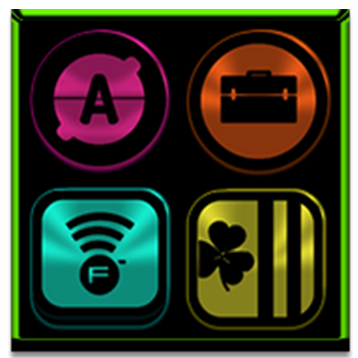 Black and Colors Icon Pack 6.5