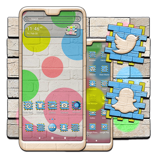 Download Brick Painting Theme 1.3 Apk for android