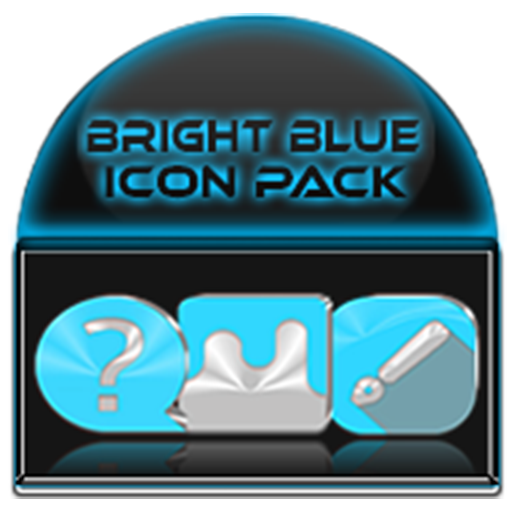 Download Bright Blue Icon Pack 7.5 Apk for android