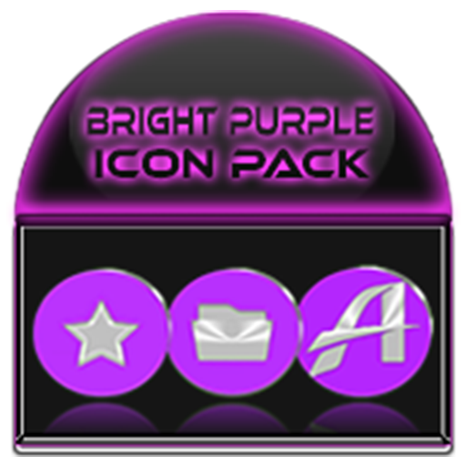 Download Bright Purple Icon Pack 7.5 Apk for android