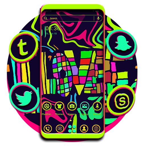 Download Graffiti Love Art Theme 1.3 Apk for android Apk