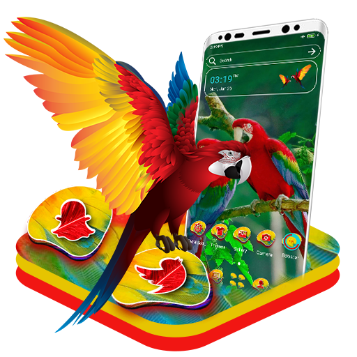 Download Macaw Parrot Theme 1.3 Apk for android