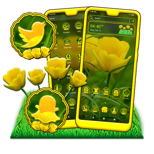 Download Yellow Tulip Theme 1.3 Apk for android