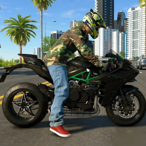 Download Kawasaki Ninja H2r Games 3D 2.0 Apk for android