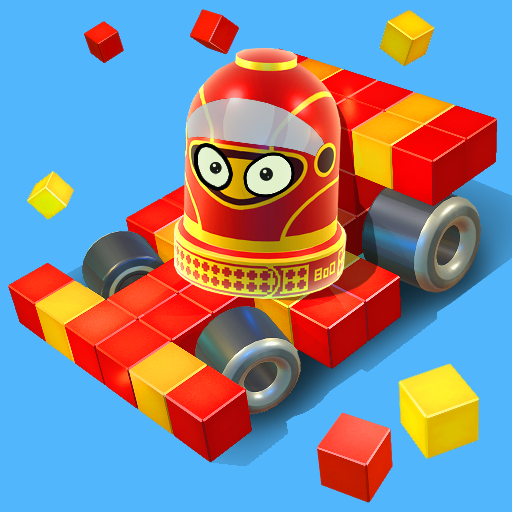 Download Pixel Car Racing Blocky Crash 1.2.0 Apk for android