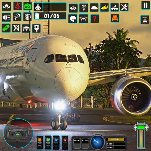 Download jeu de vol pilote d'avion 3D 3.0.5.3 Apk for android